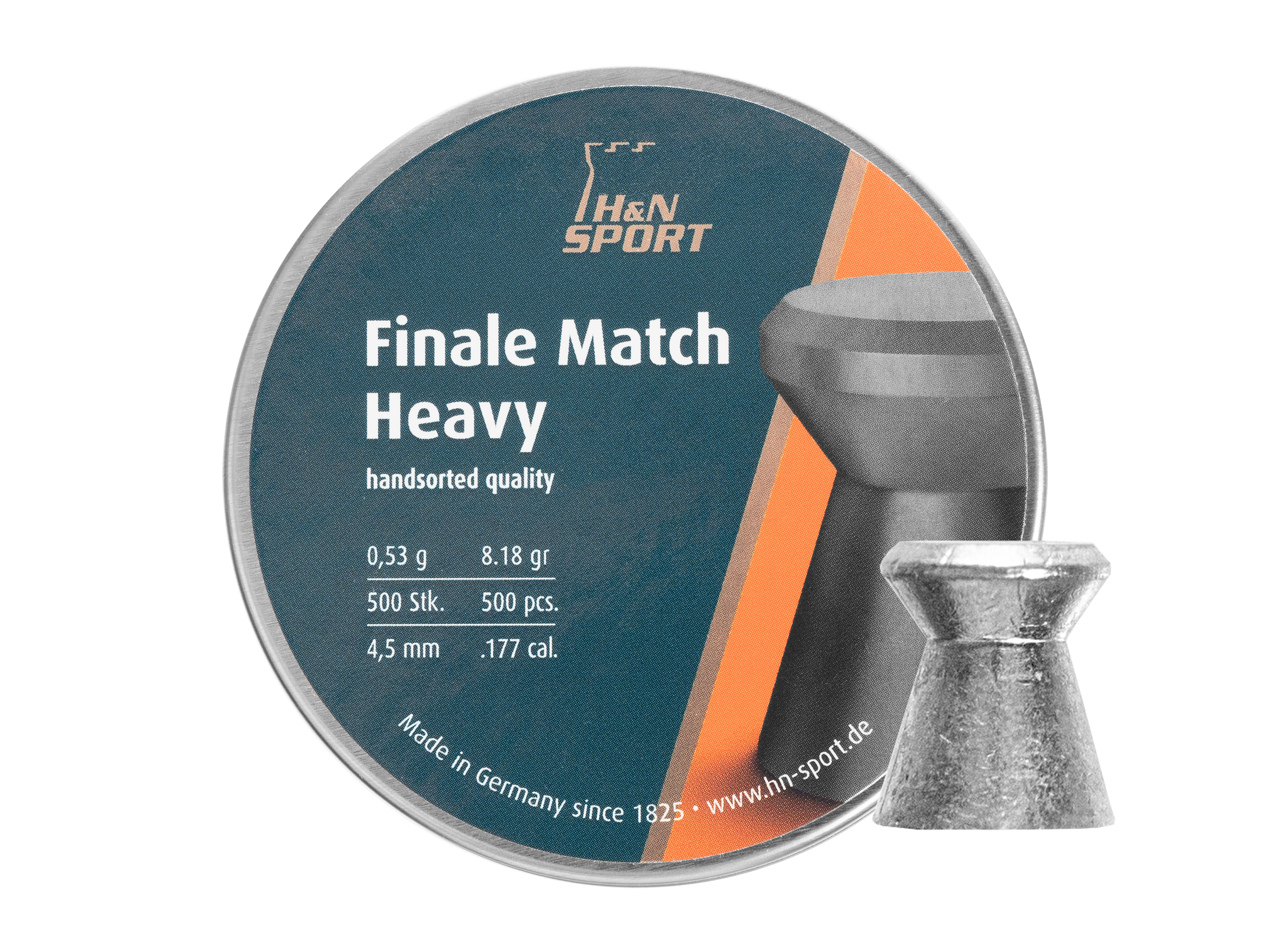 Śrut diabolo H&N Finale Match Heavy 4,5 mm 500 szt.