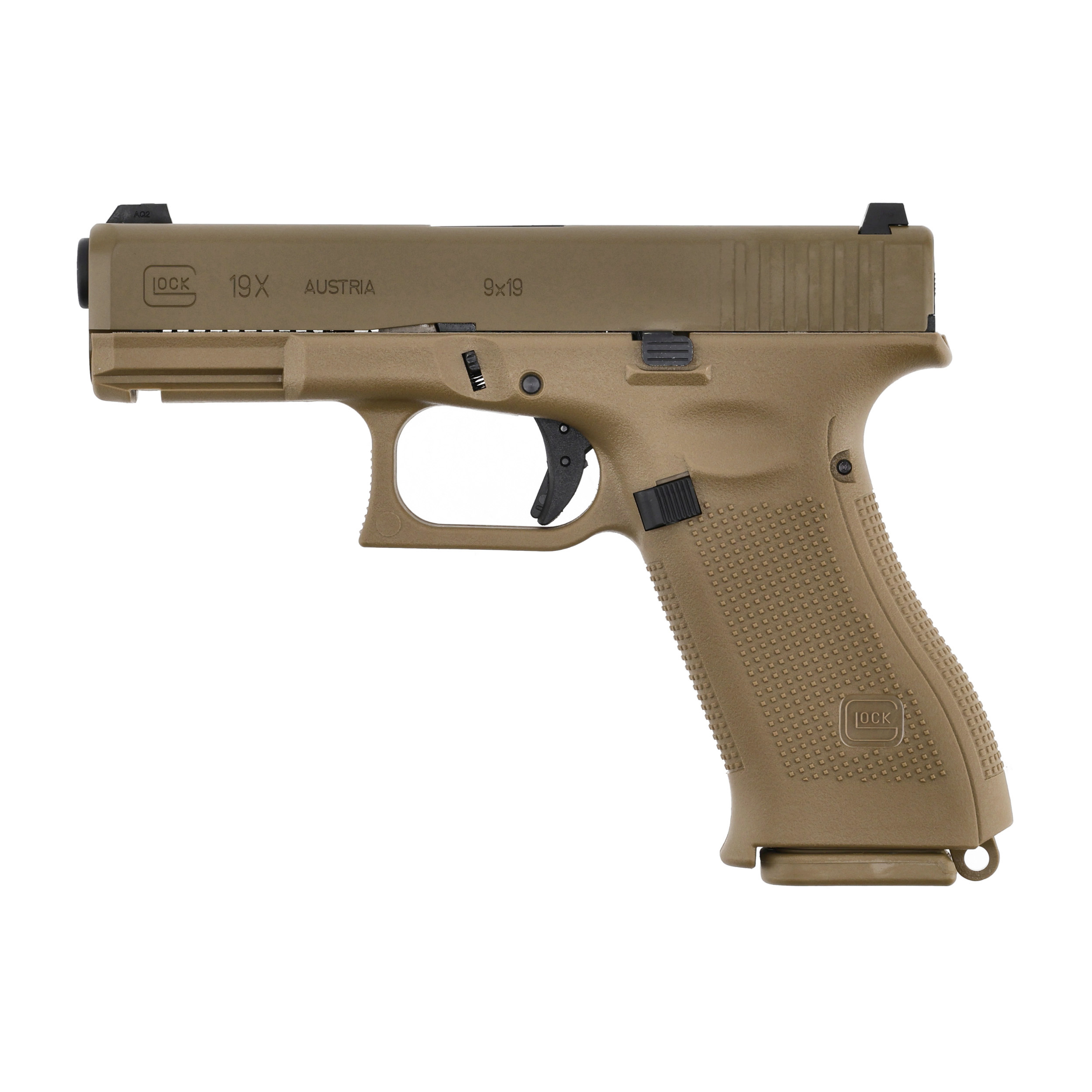 Replika pistolet ASG Glock 19X 6 mm coyote green gas