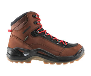 Buty męskie LOWA Renegade GTX mid, mahoń/czerwony