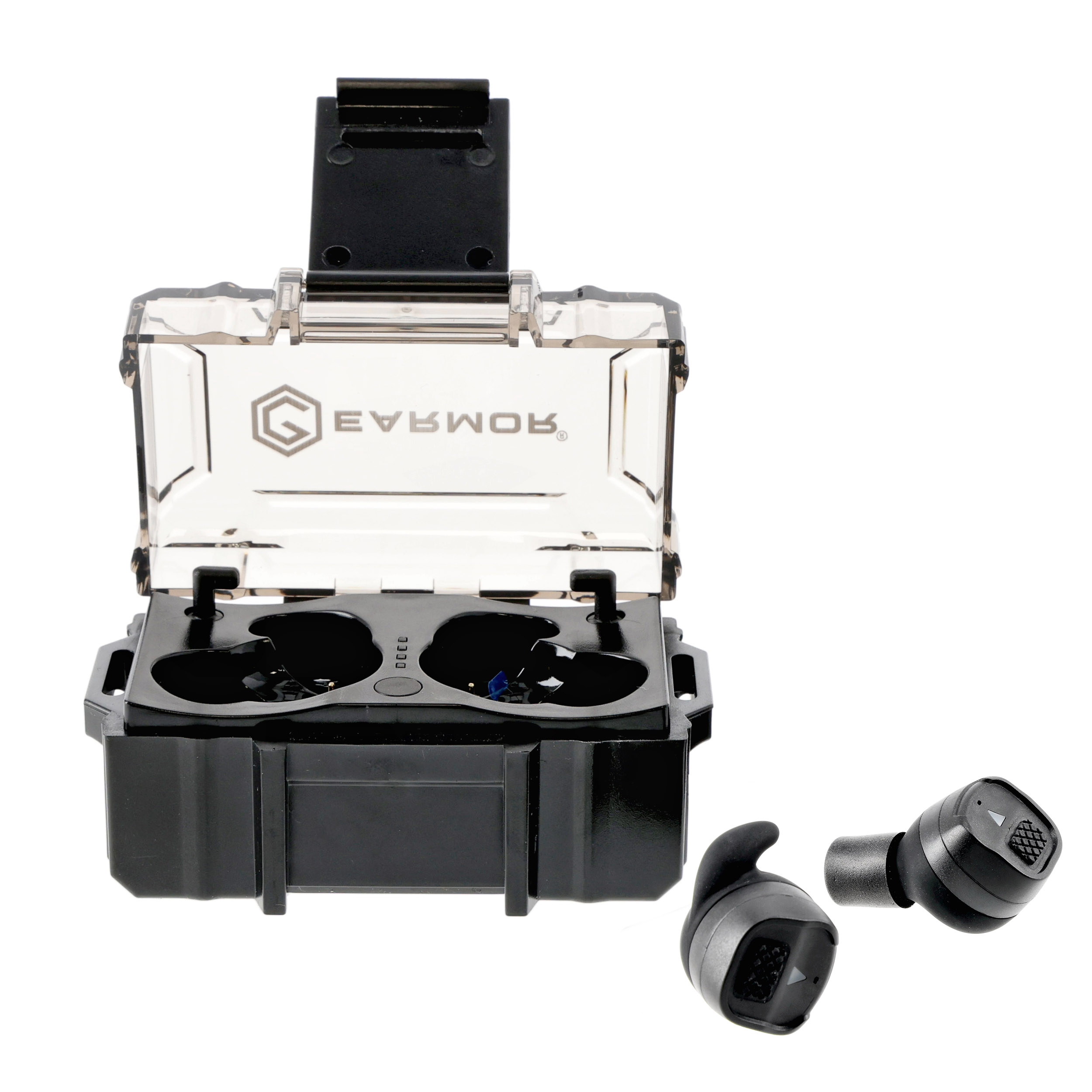 Aktywne ochronniki słuchu Earmor M20T czarne M20T-BK