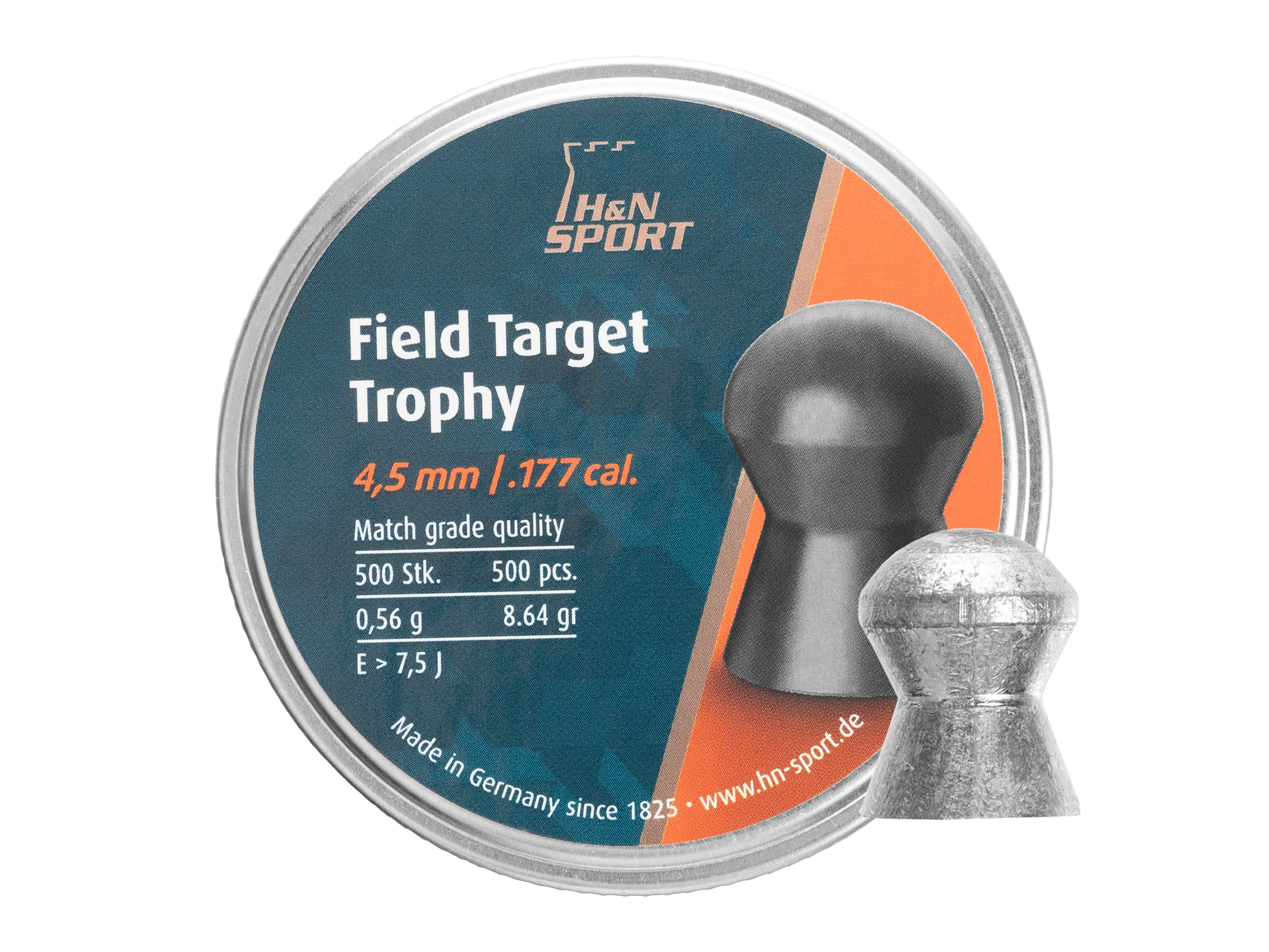 Śrut diabolo H&N Field Target Trophy 4,52 mm 500 szt.