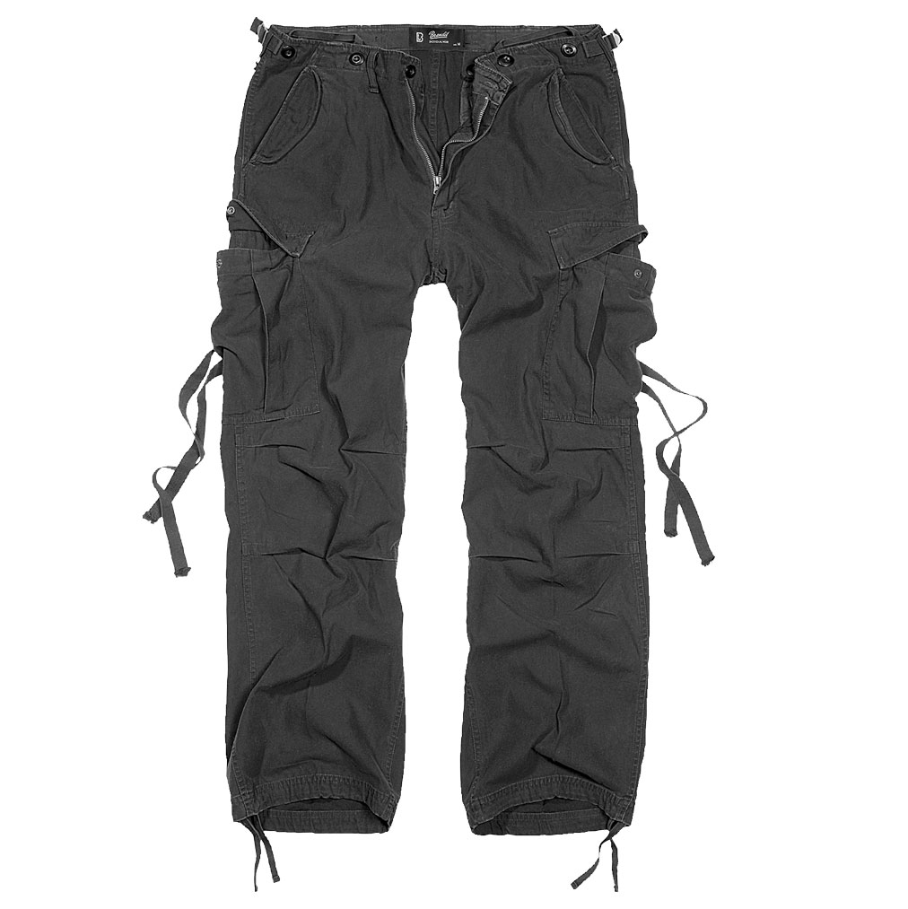 Spodnie bojówki męskie Brandit M65 Vintage czarna