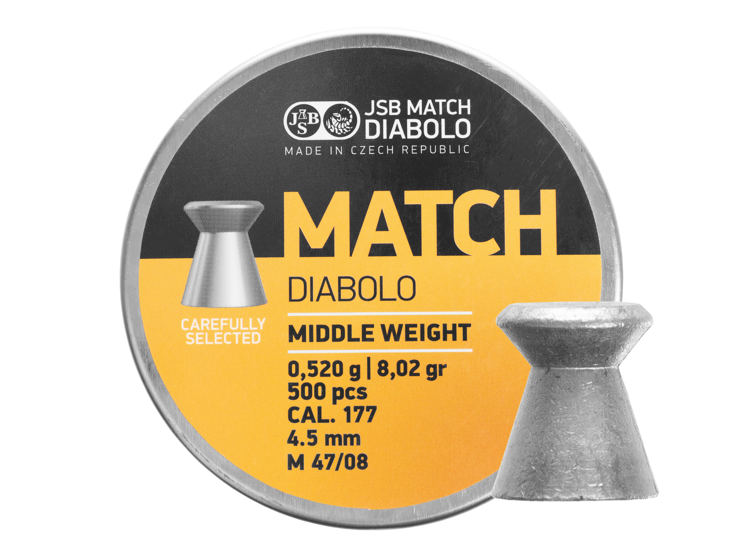 Śrut diabolo JSB Match Middle 4,51 mm 500 szt.