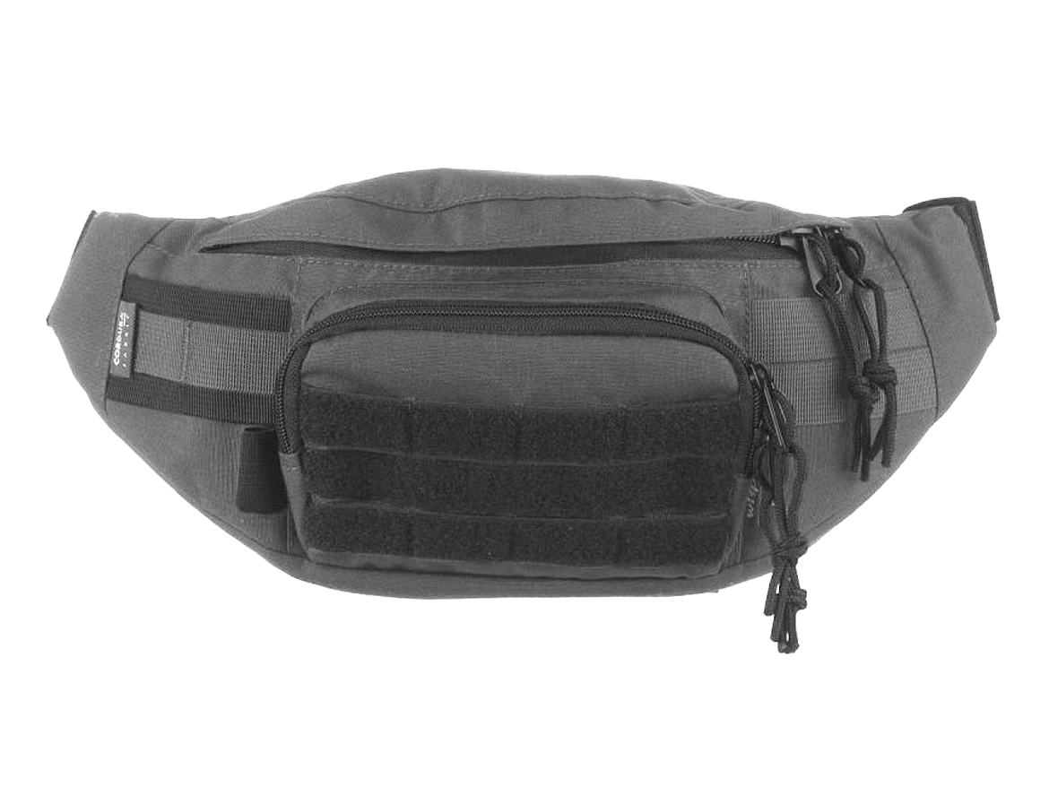 Torba biodrowa nerka Wisport Gekon grafitowa