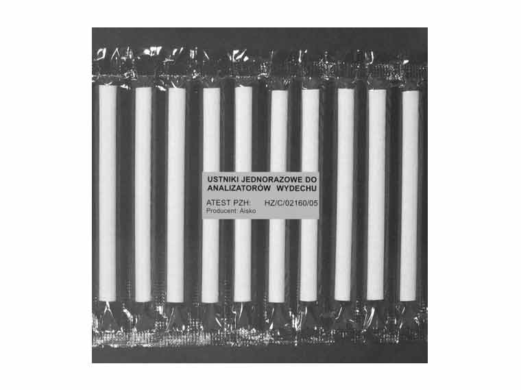 Ustnik jednorazowy atest PZH TR-10 10 szt. w opakowaniu