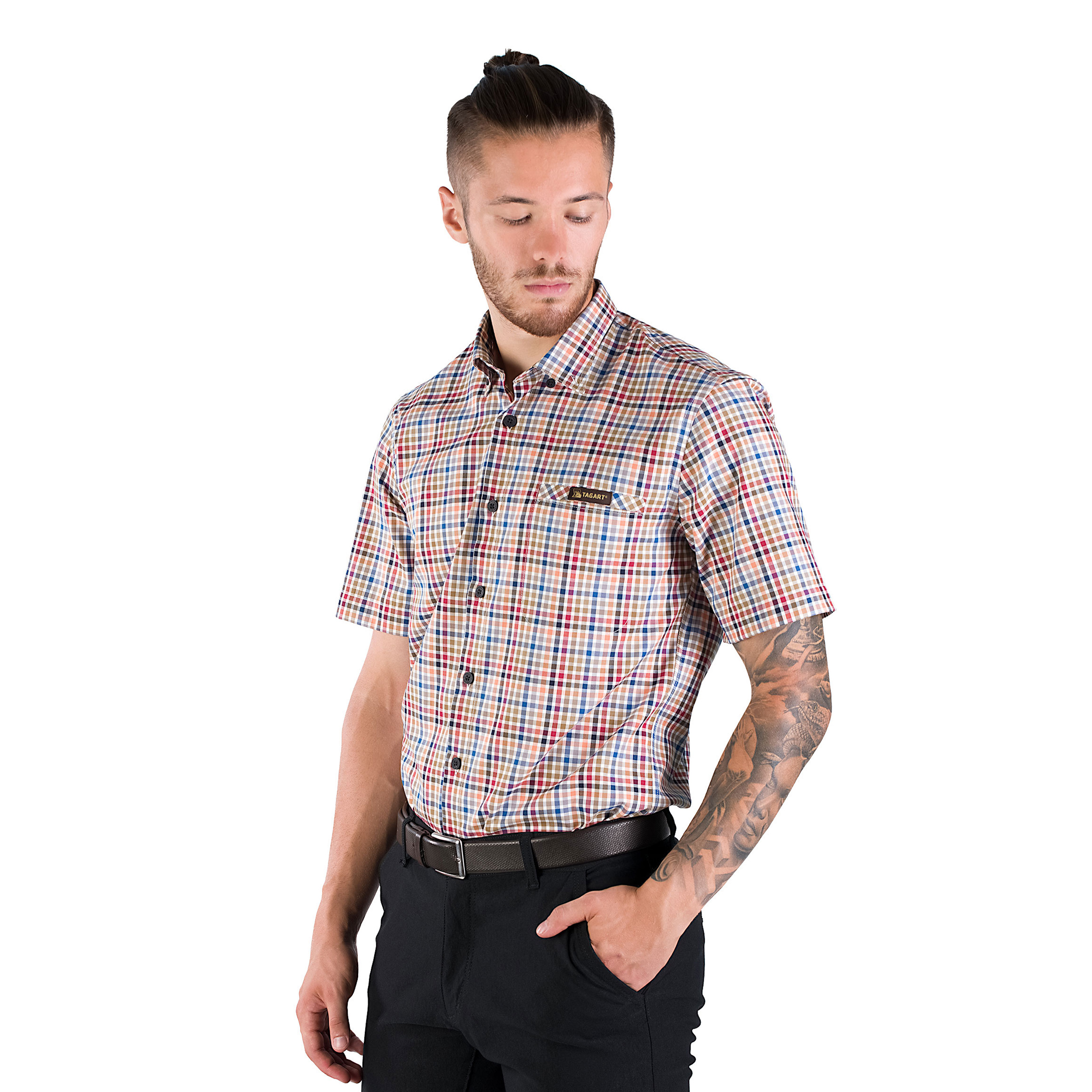 Koszula męska Tagart Candy krótki rękaw slim