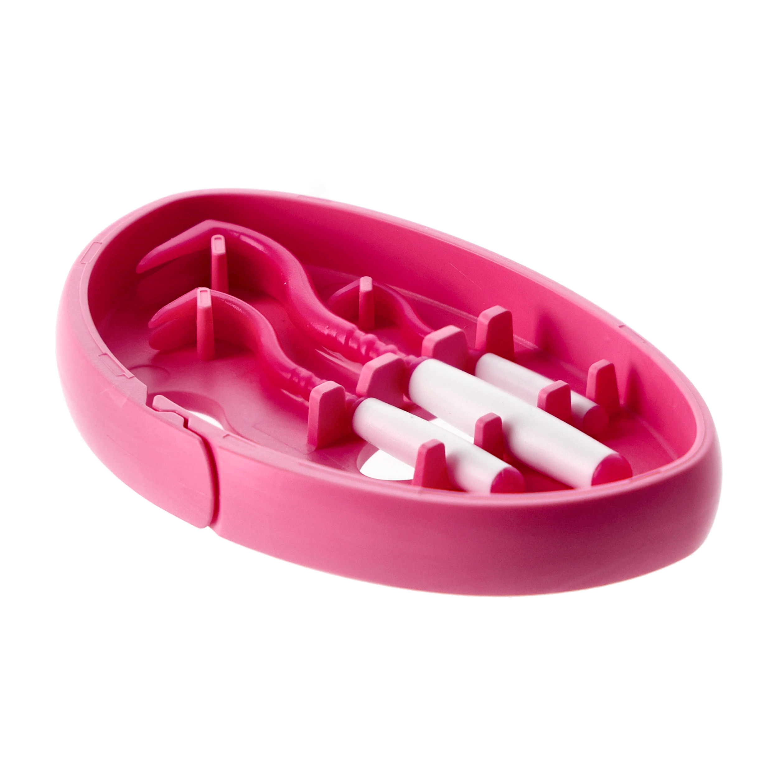 Kleszczołapki przyrząd do usuwania kleszczy Tick Twister® Clipbox Trio z brelokiem, różowe 3 szt.