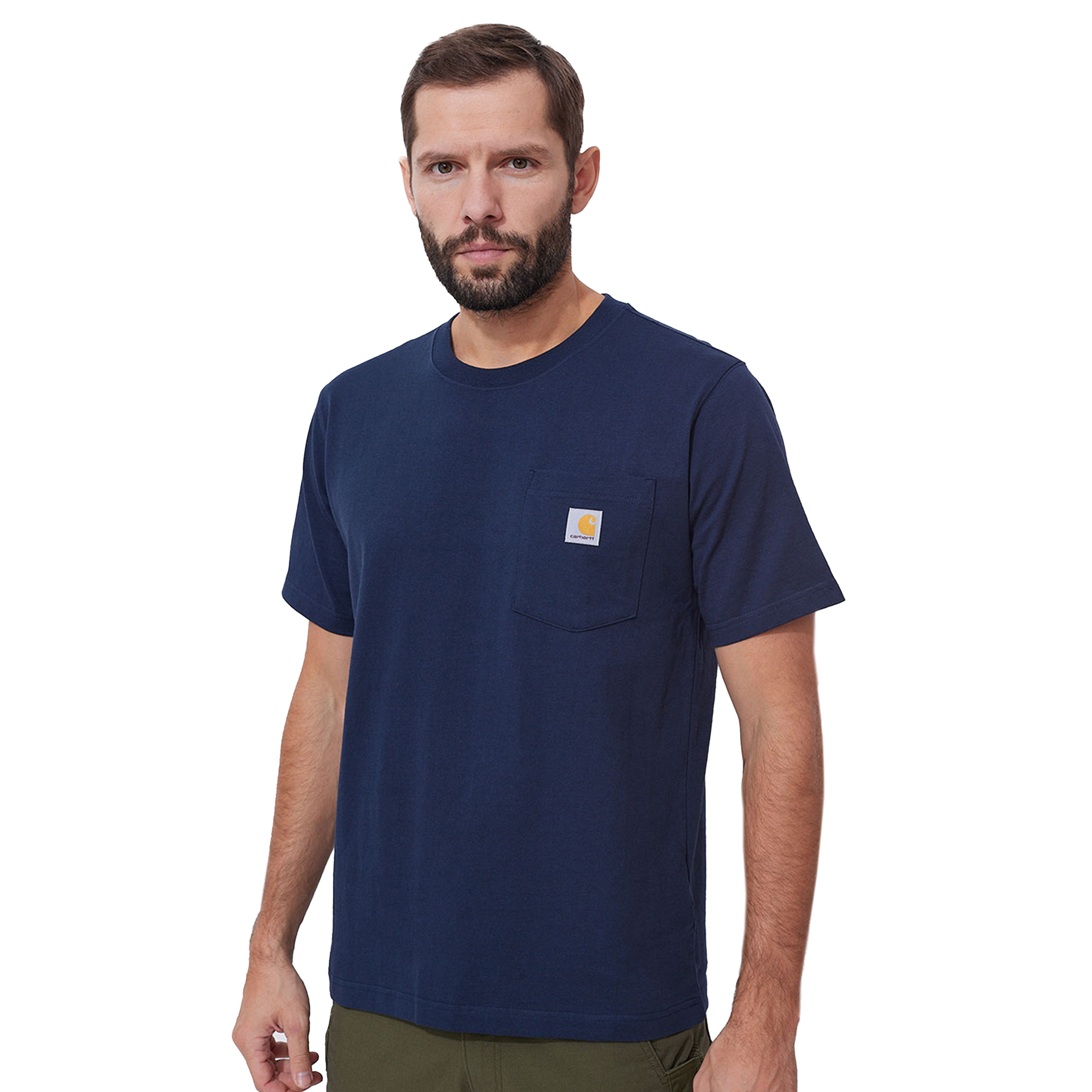 Koszulka Carhartt K87 Pocket - navy