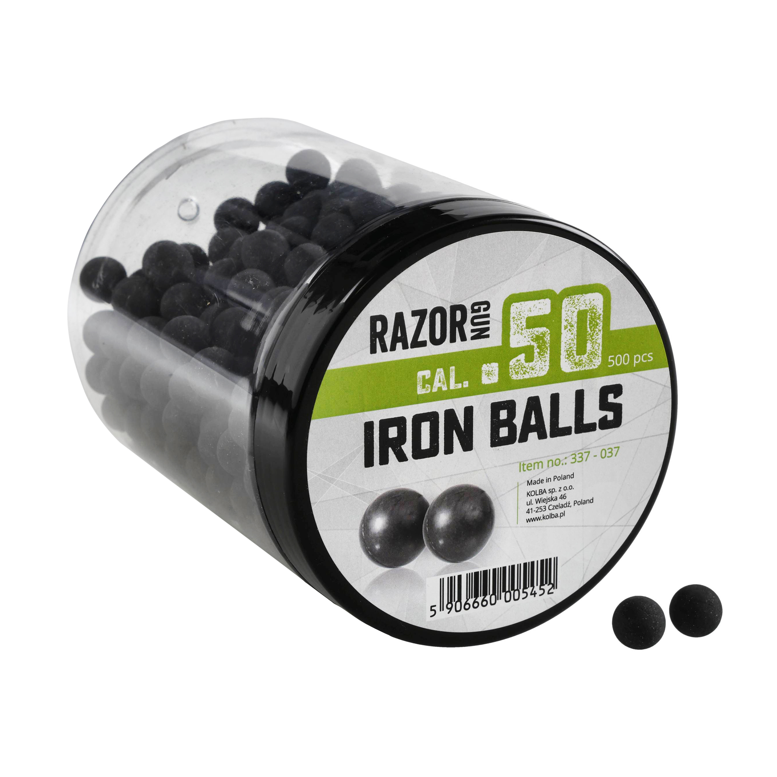 Kule metalowo-gumowe RGun 50 kal. .50 / 500 szt. do Umarex HDR50