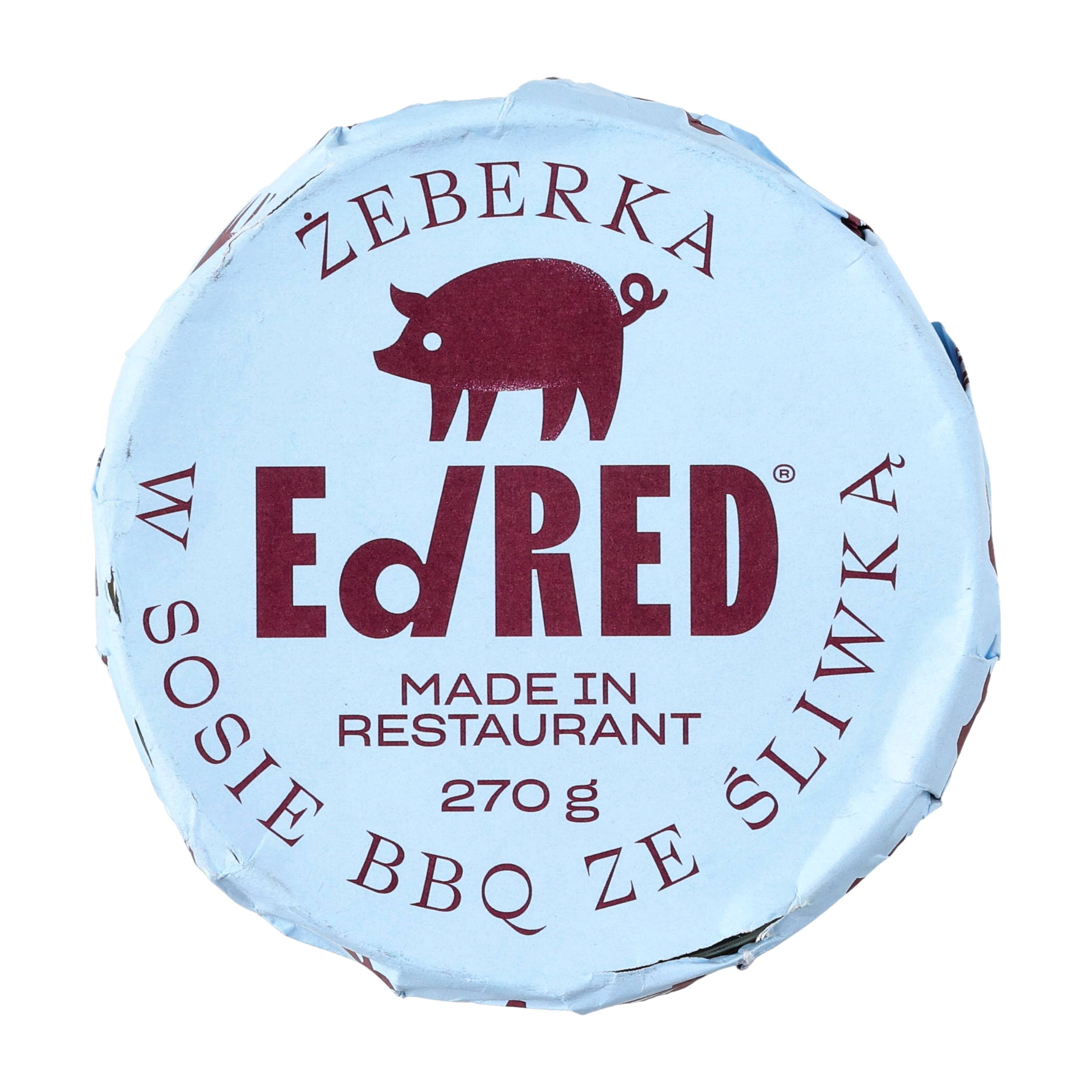 Konserwa Ed Red Originals Żeberka w sosie BBQ z śliwką 270 g