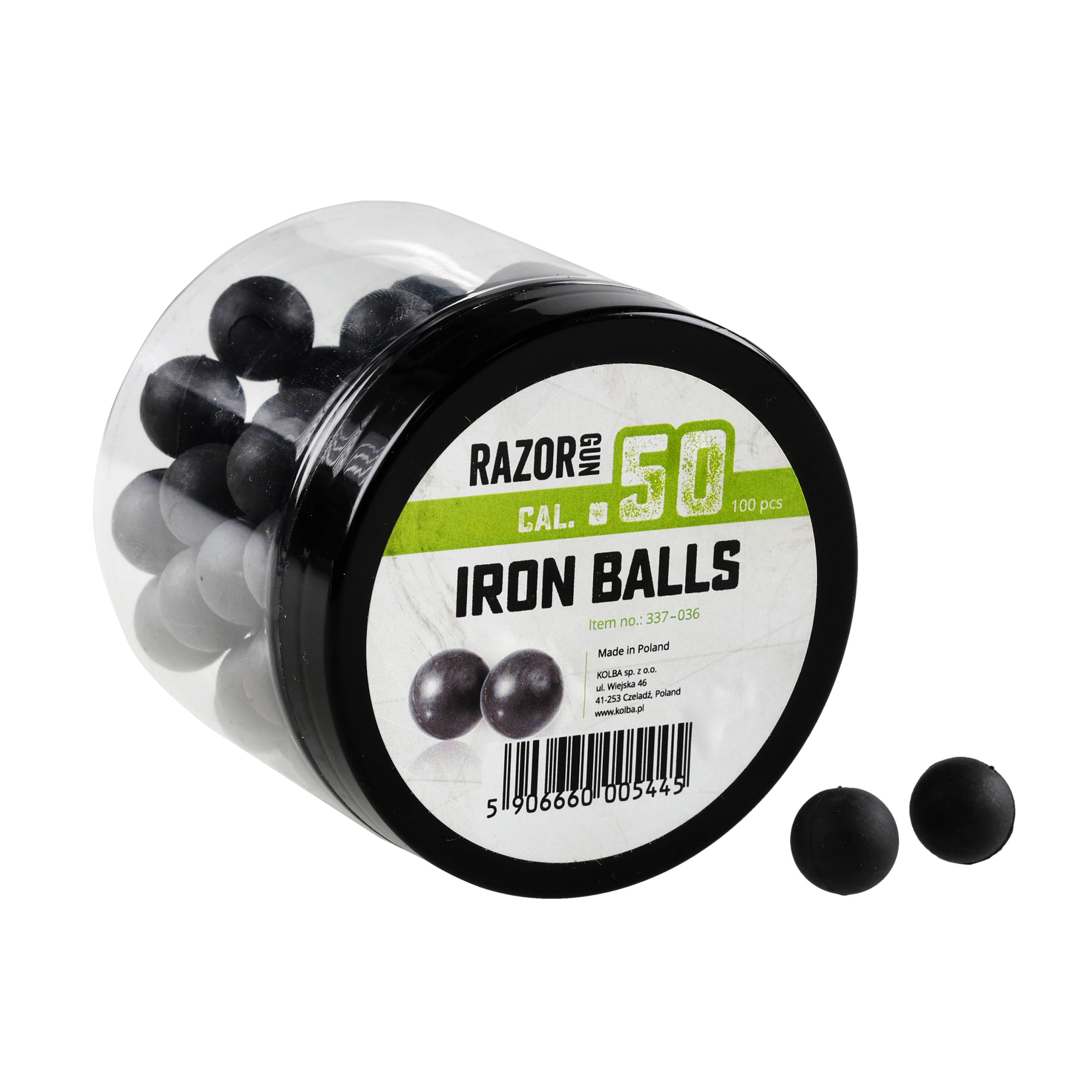 Kule metalowo-gumowe RGun 50 kal. .50 / 100 szt. do Umarex HDR50