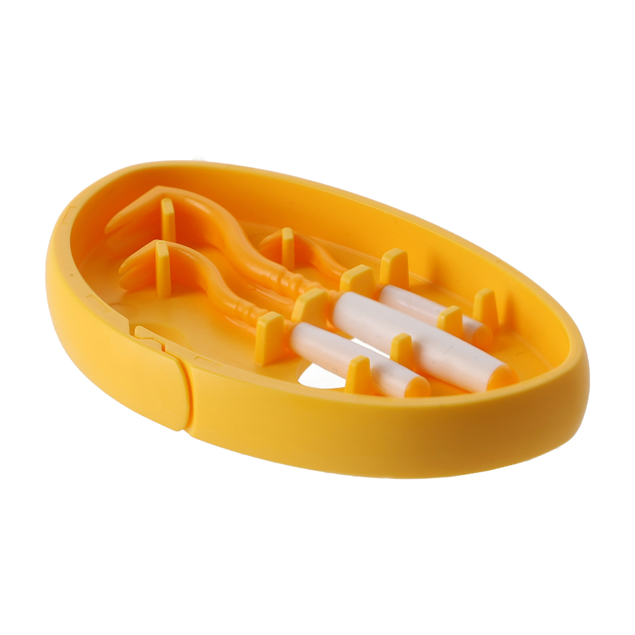 Kleszczołapki przyrząd do usuwania kleszczy Tick Twister® Clipbox Trio z brelokiem, żółte 3 szt.