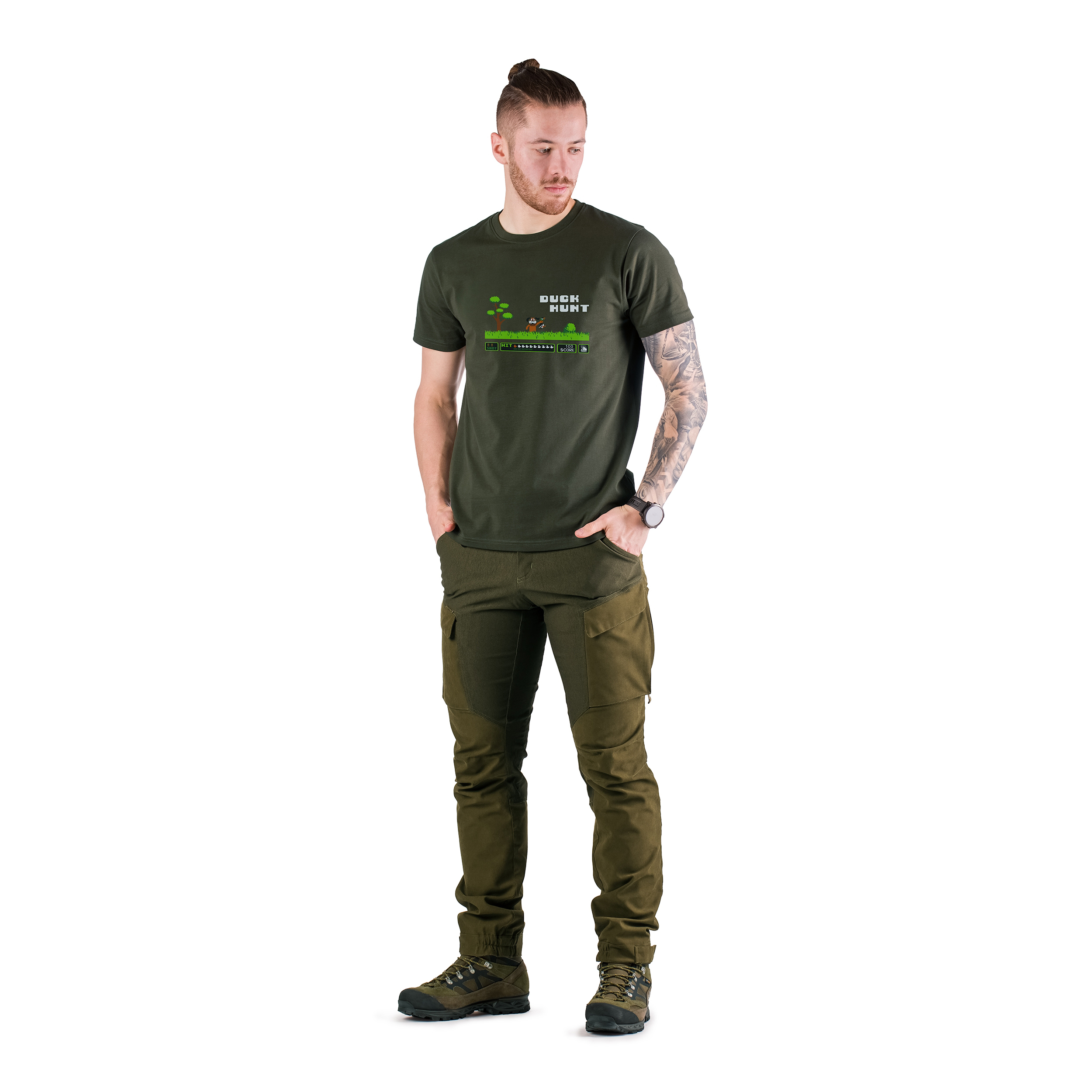 Koszulka męska Tagart FNT DuckHunt zielona