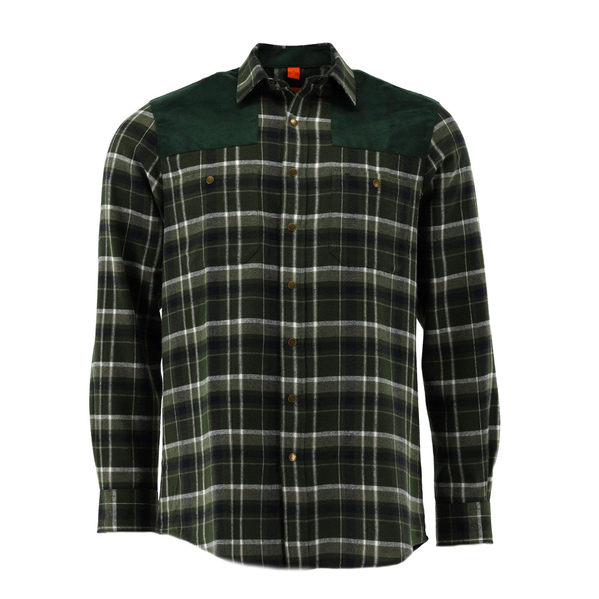 Koszula flanelowa Tom Collins - oliwkowy