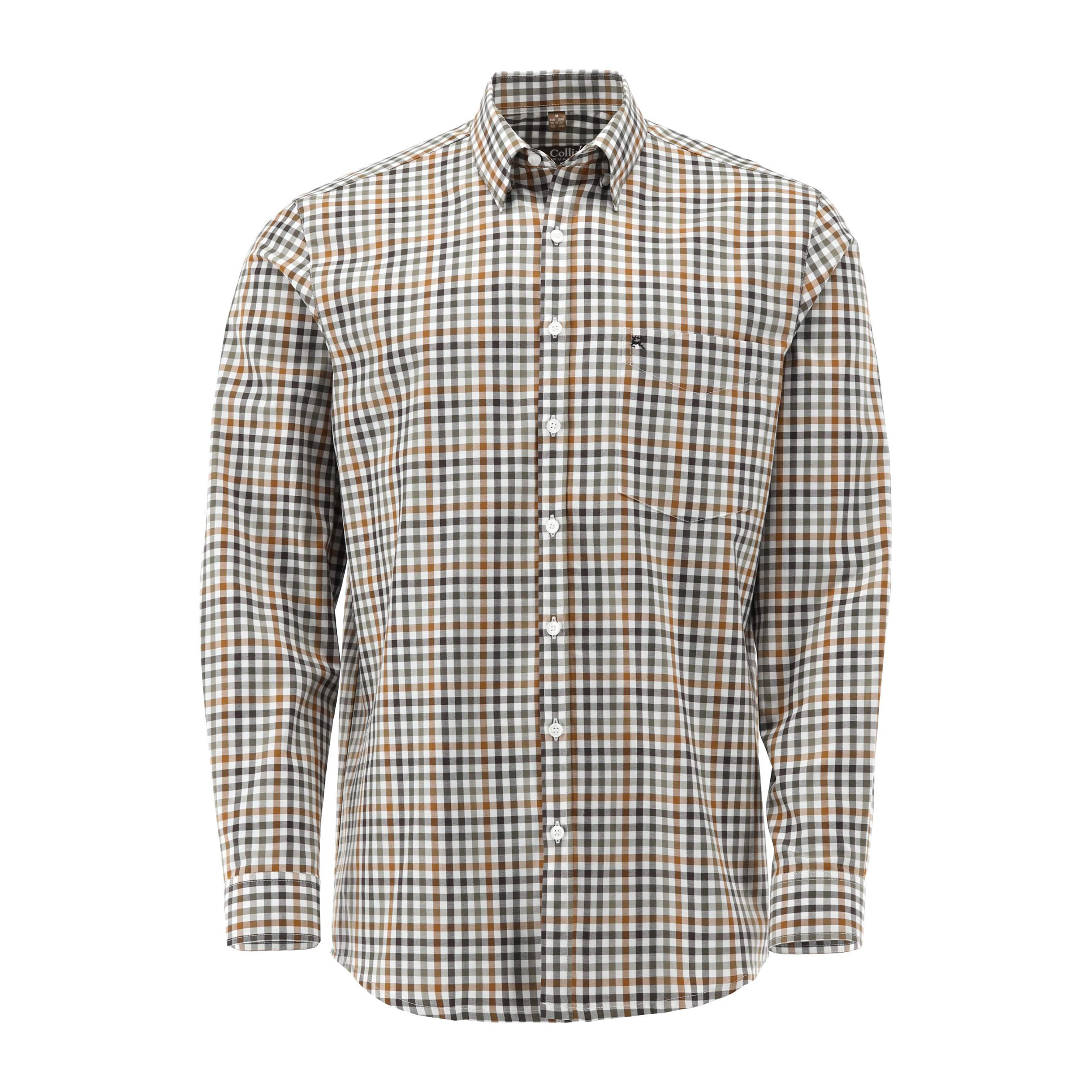 Koszula w kratkę Tom Collins - leśny zielony