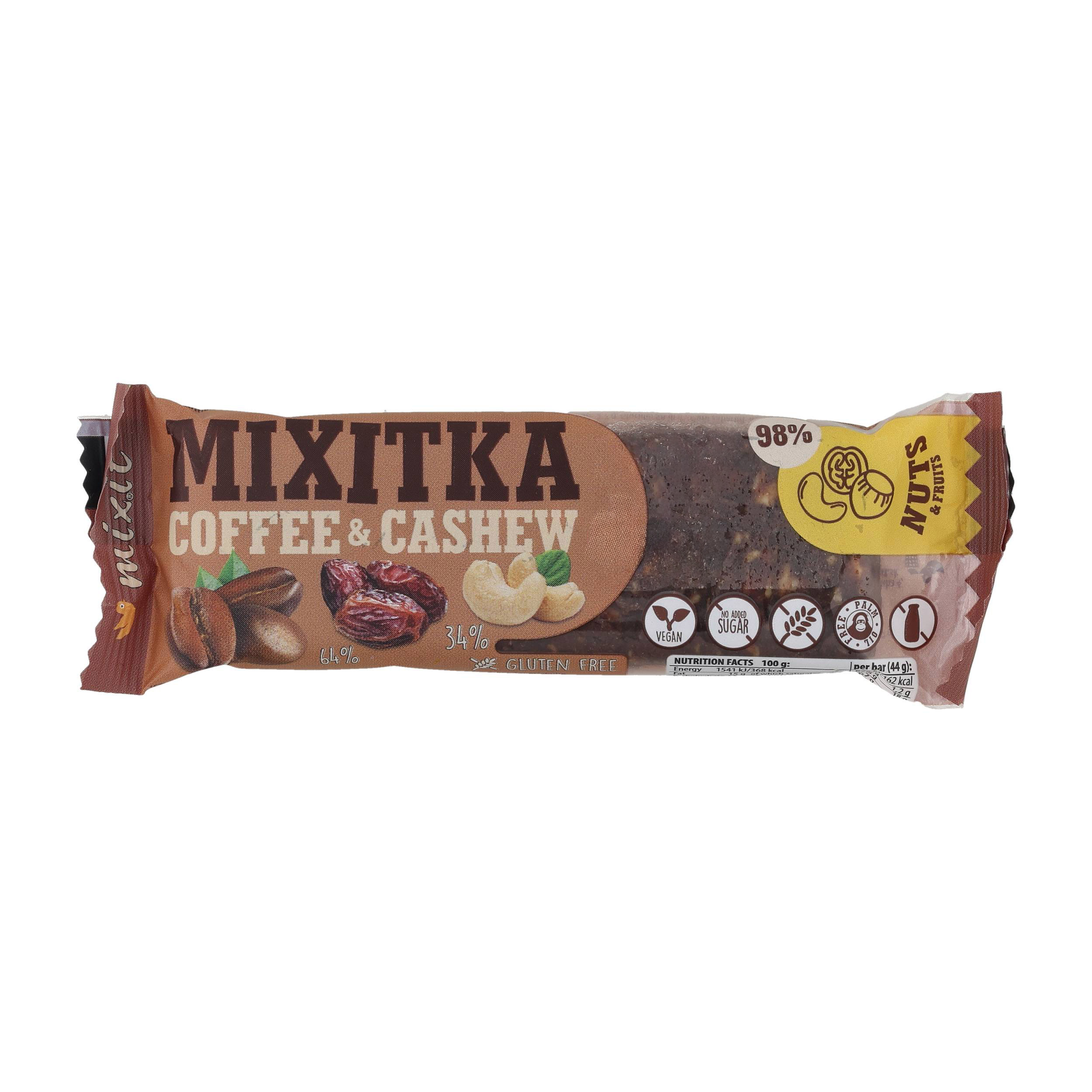 Mixitka Mixit orzechy nerkowca z kawą bez glutenu 44 g