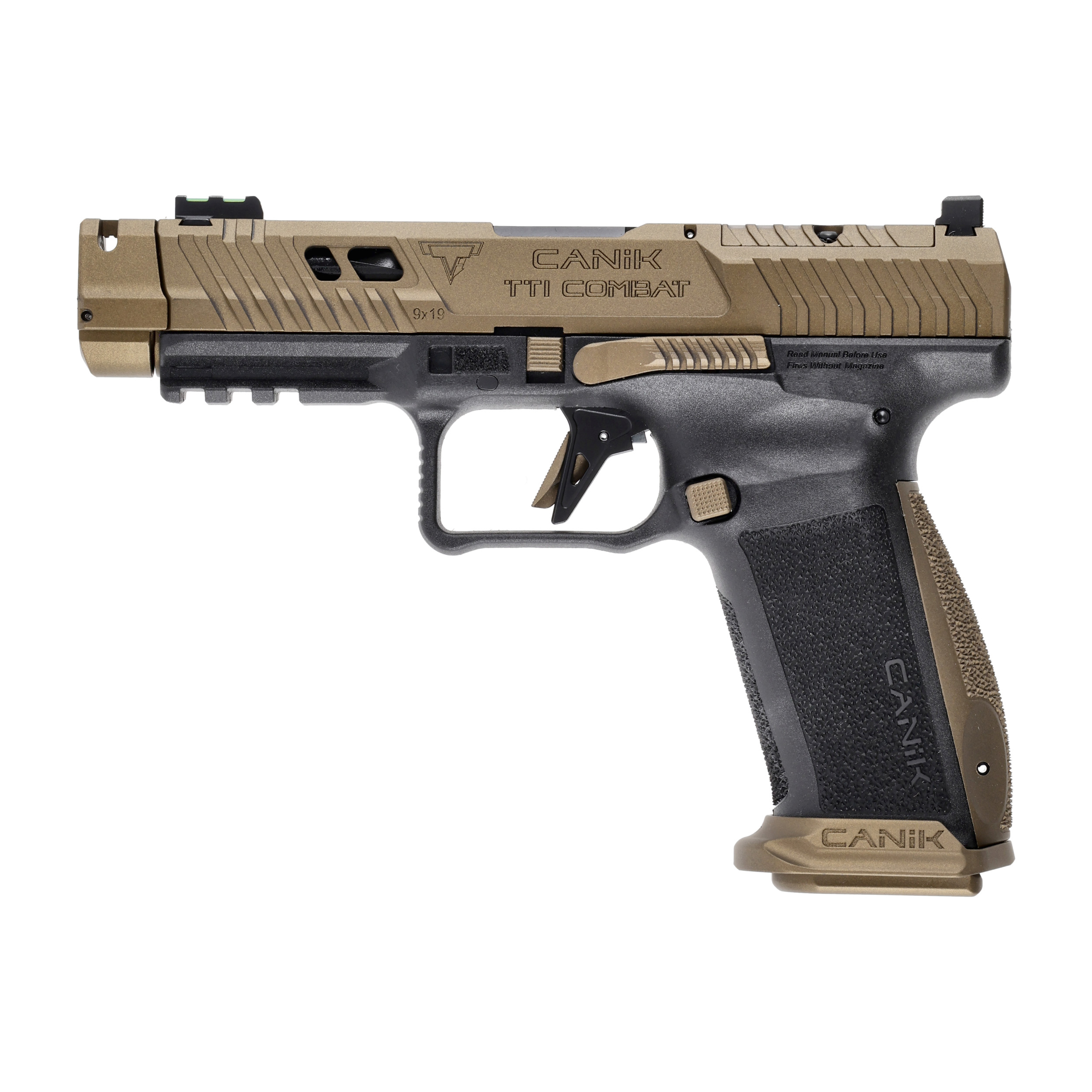 Pistolet Canik TTI Combat kal. 9x19 mm brązowy