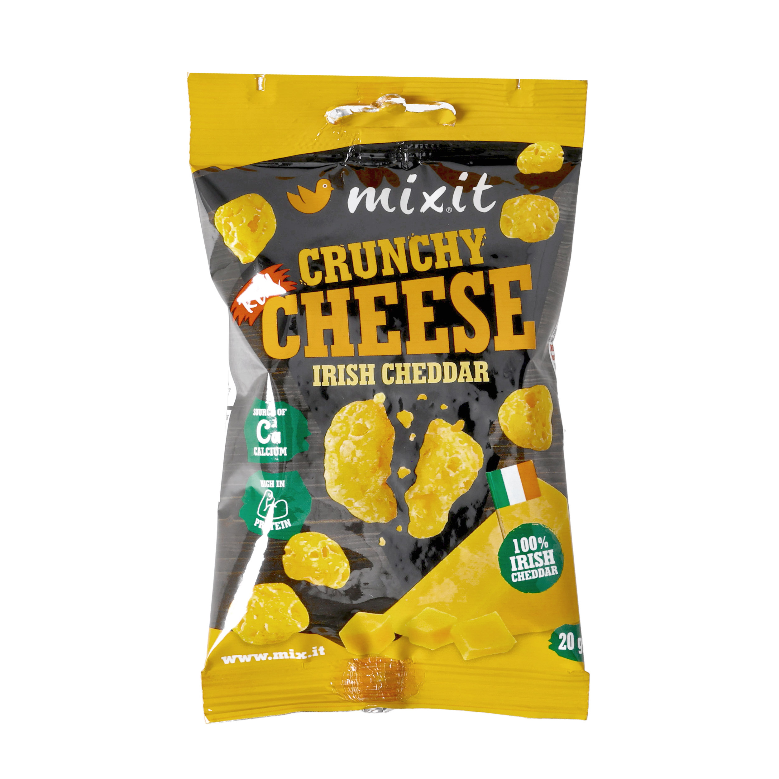 Chrupiący ser do kieszeni Mixit Cheddar irlandzki 20 g