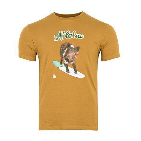 Koszulka męska Tagart Fnt Boar miodowa