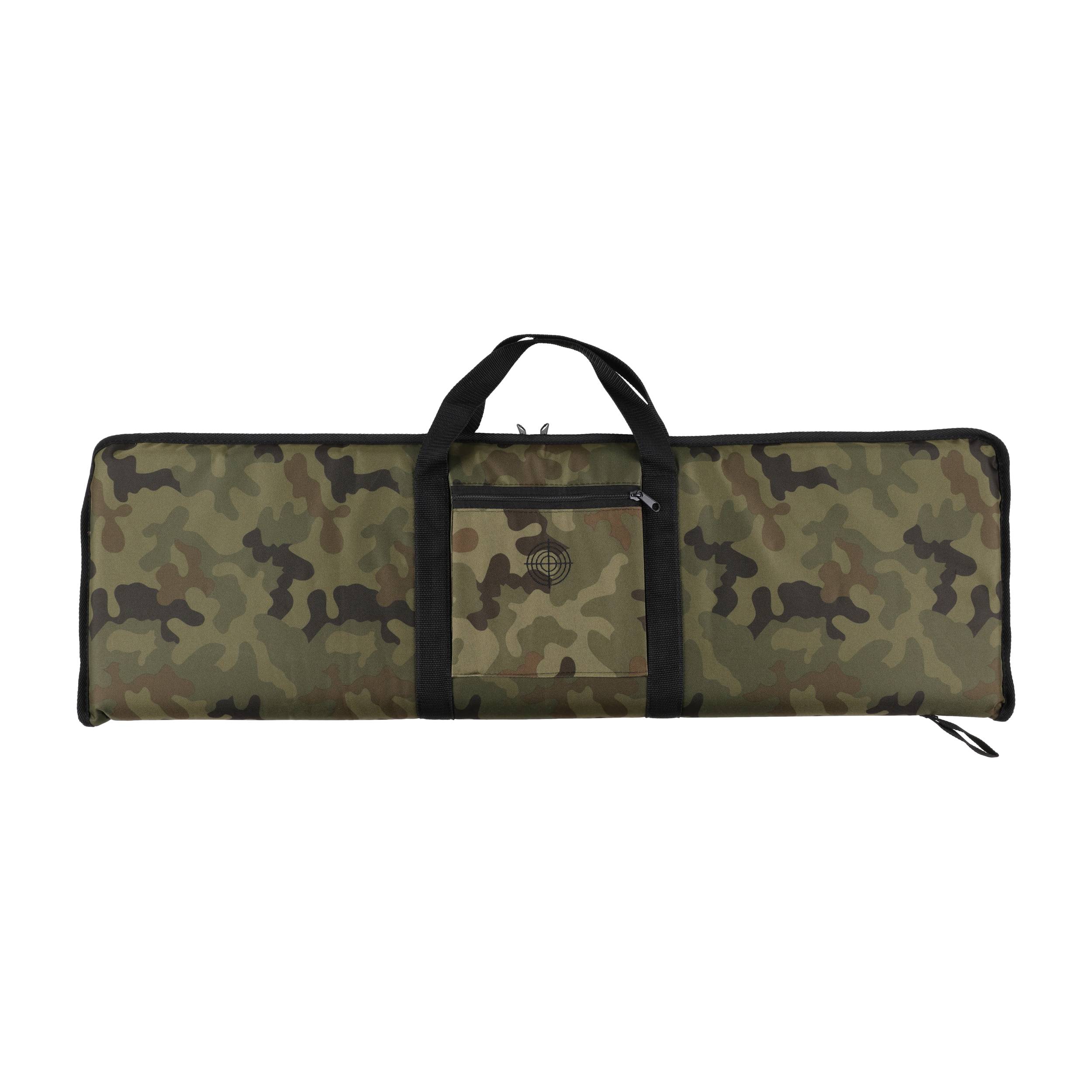 Pokrowiec na broń Forsport AR Tactical 103 cm - kamuflaż, haft czarna tarcza