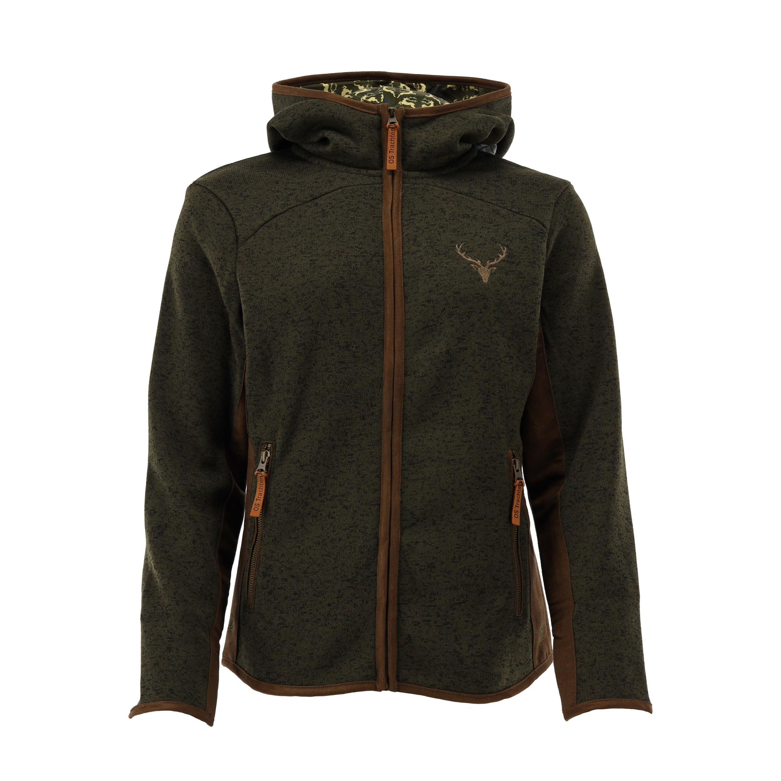 Polar damski OS-Trachten Fleece Jacket - oliwkowy