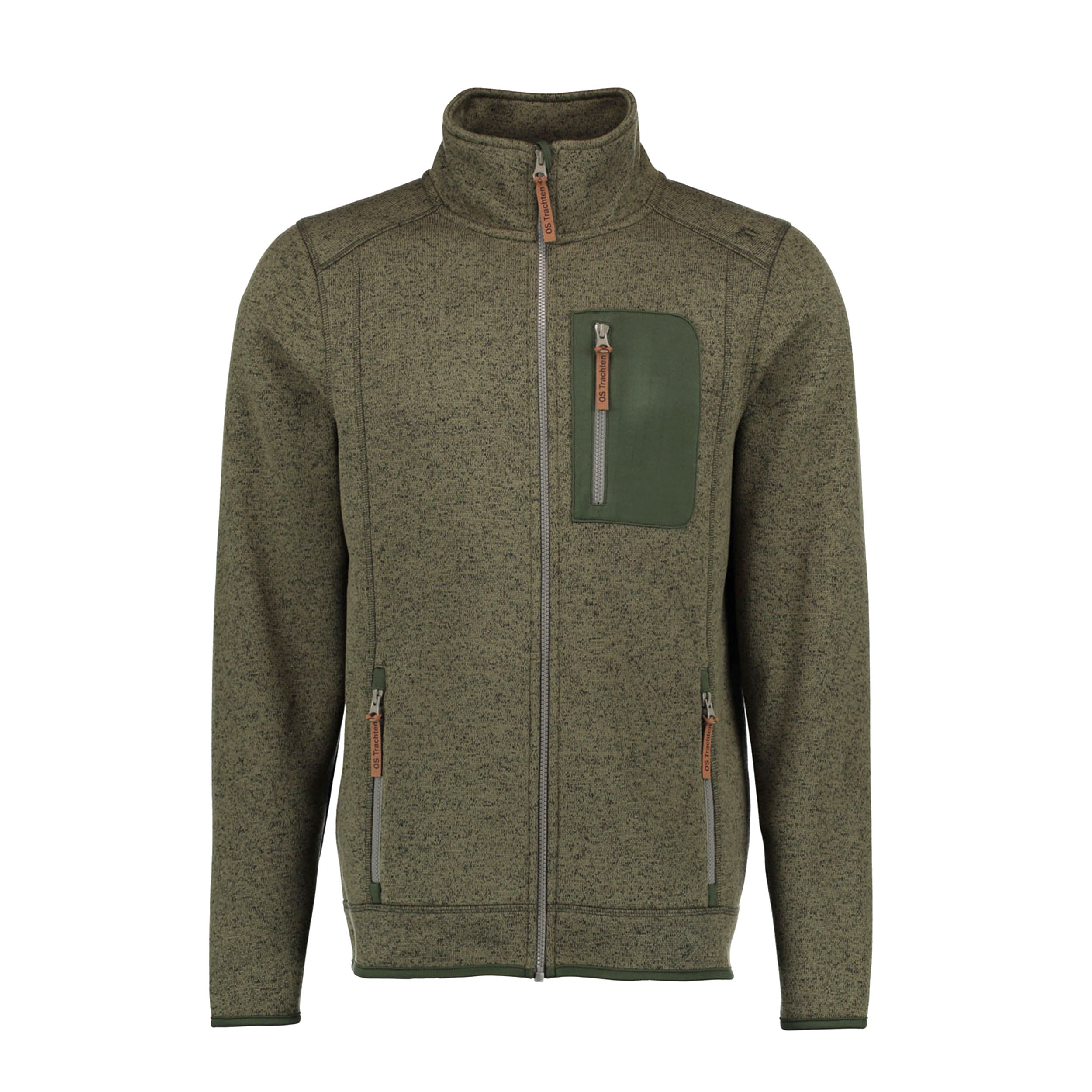 Polar OS-Trachten Fleece Jacket - oliwkowy