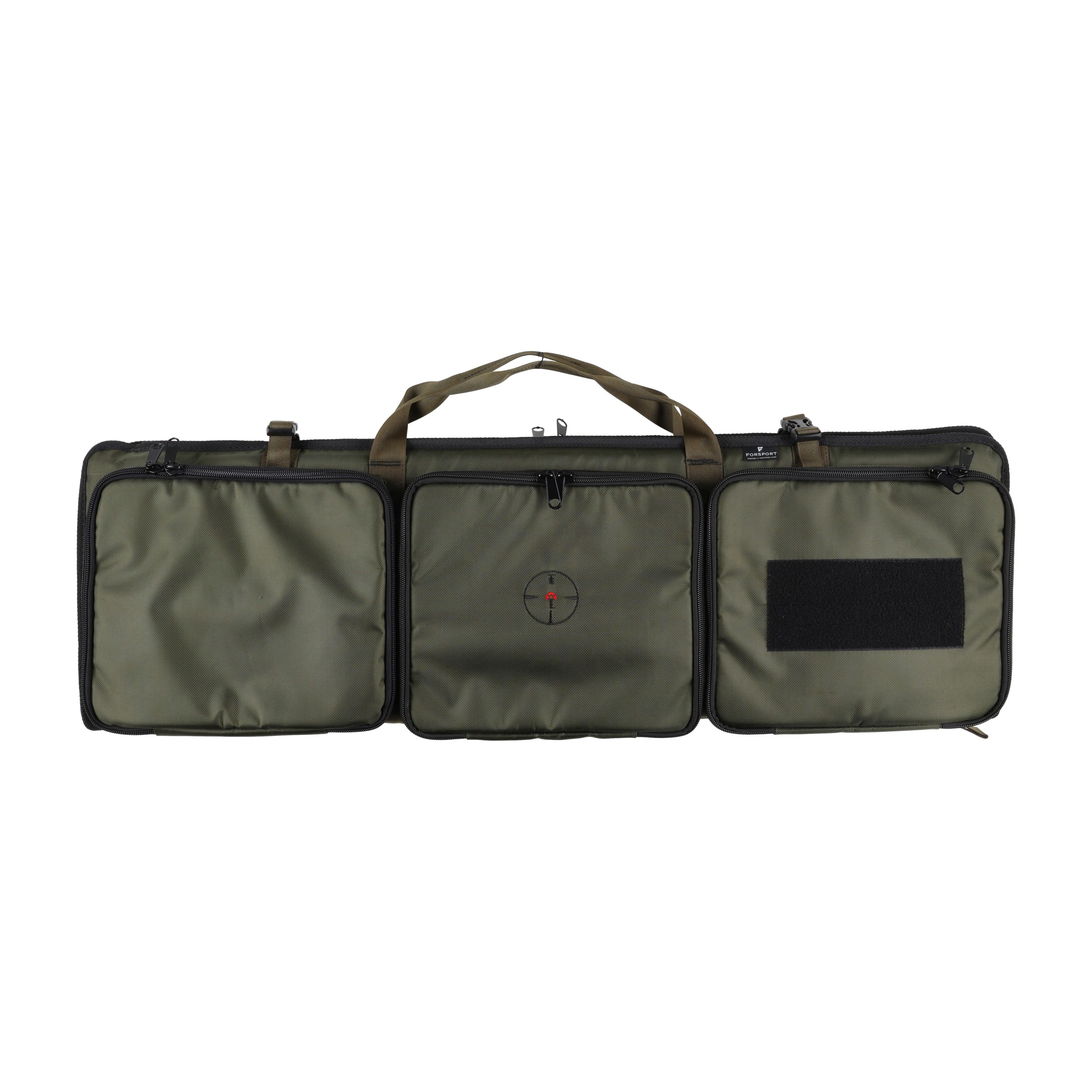 Pokrowiec Forsport Tactical Zone 103 cm - oliwkowy, haft celownik VX