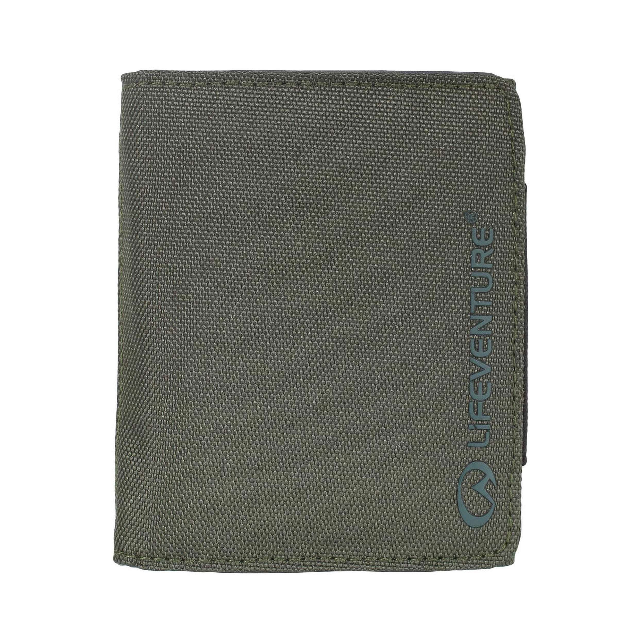 Portfel antykradzieżowy Lifeventure Recycled RFiD Wallet - olive
