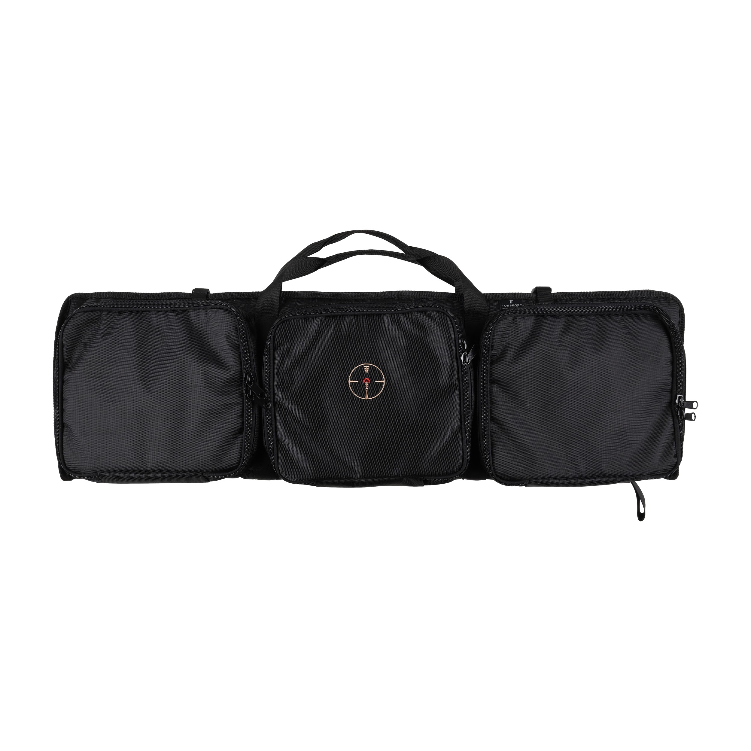 Pokrowiec Forsport Tactical Zone 103 cm - czarny, haft celownik VX