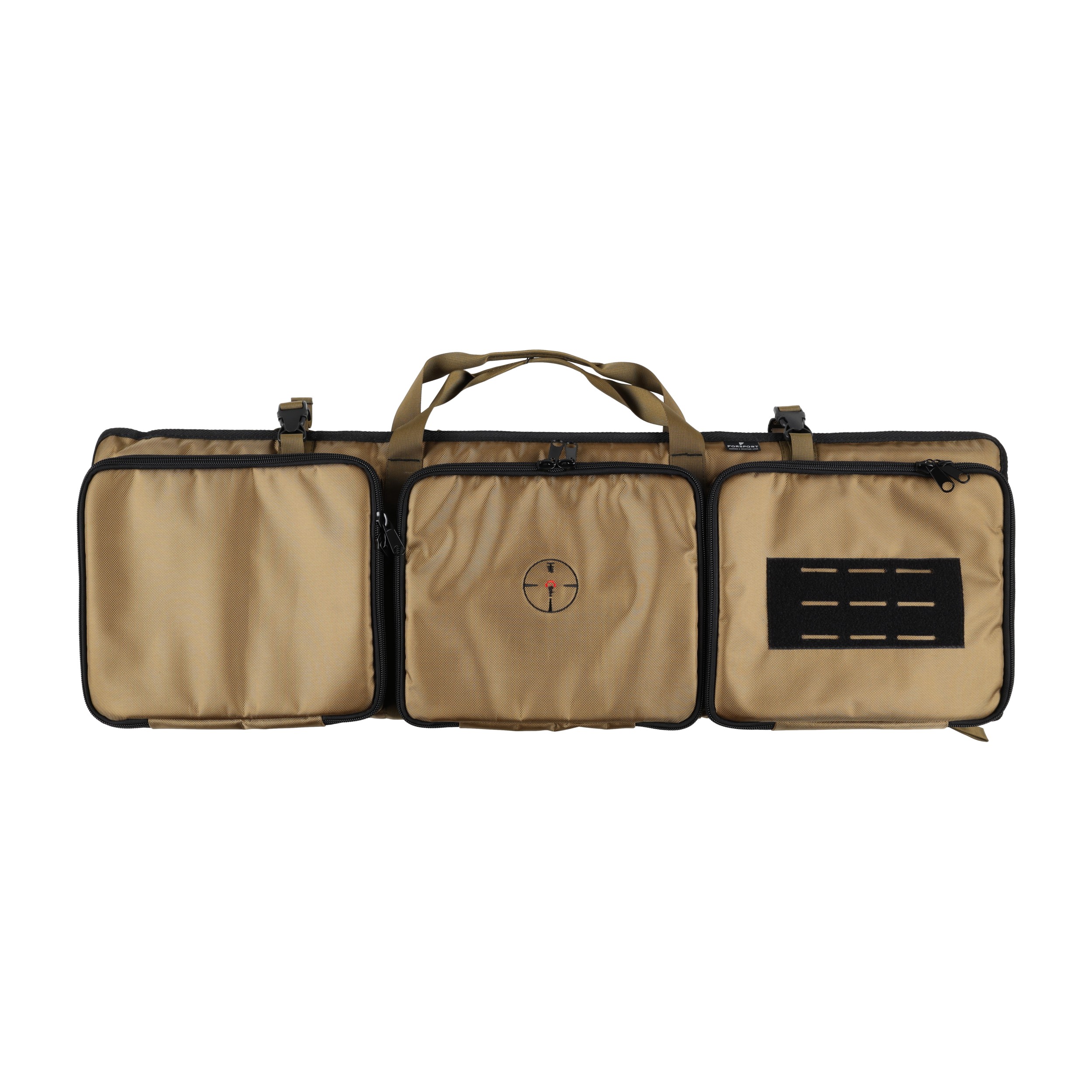 Pokrowiec Forsport Tactical Zone 103 cm - coyote, haft celownik VX